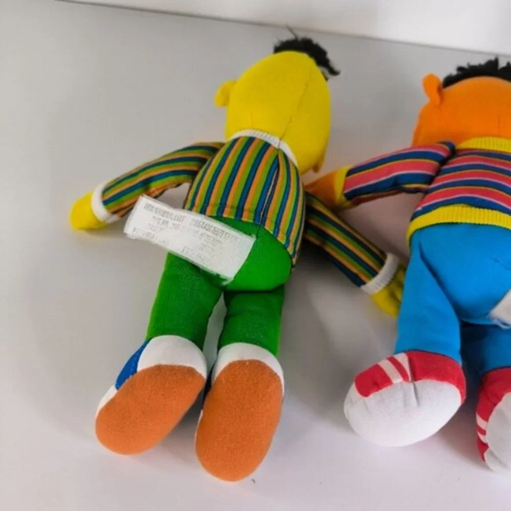 Sesame Street Ernie and Bert Duo Pack 2in1 Legend Friends Plush Collectible 10" - Picture 4 of 6